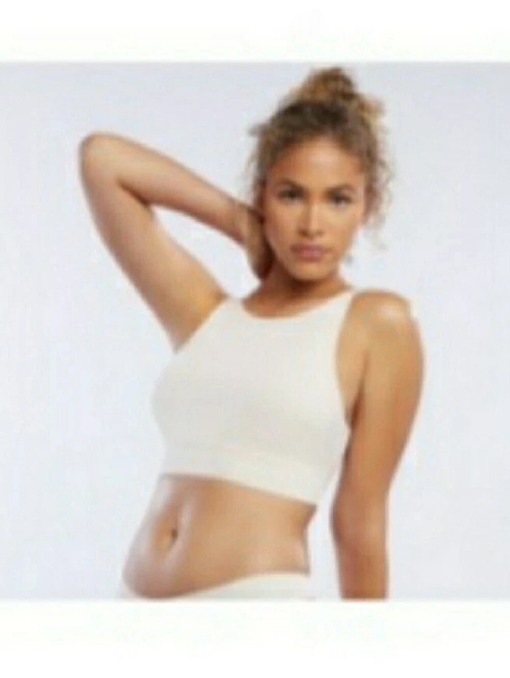 ☀️5/$25☀️ Savage X Fenty Women's Medium Cream High Neck Bralette